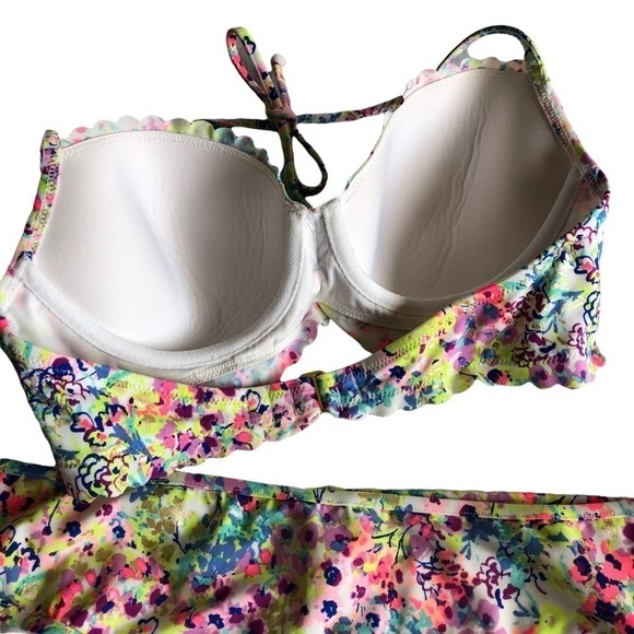 Victoria’s Secret Floral Two Piece Bikini 34C - Picture 4 of 9